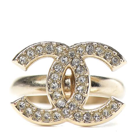 chanel ring cc gold|chanel diamond ring price.